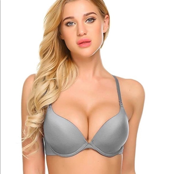 Bra Underwire T-Shirt Bra Gray - Picture 1 of 5